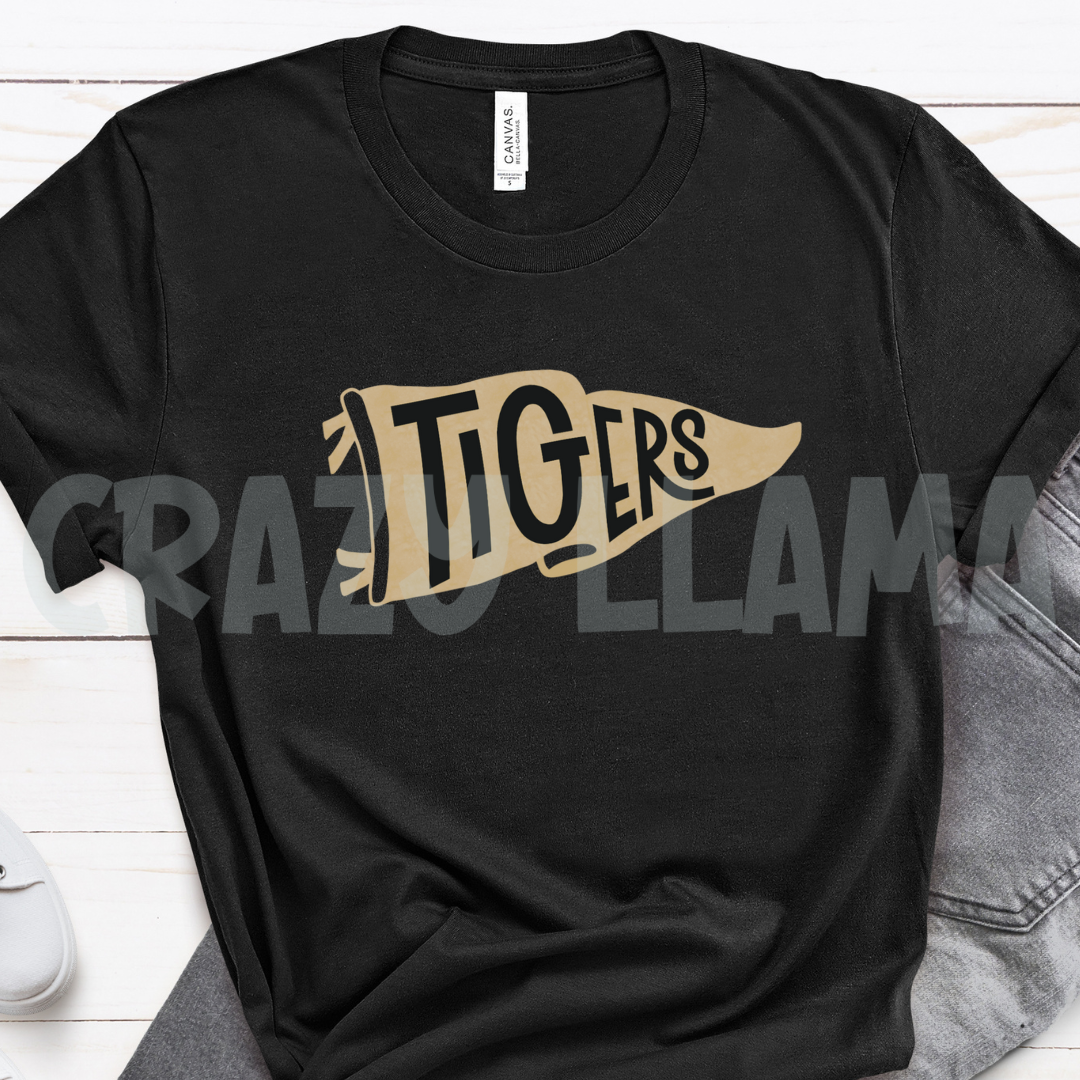 Tigers Pennant Flag