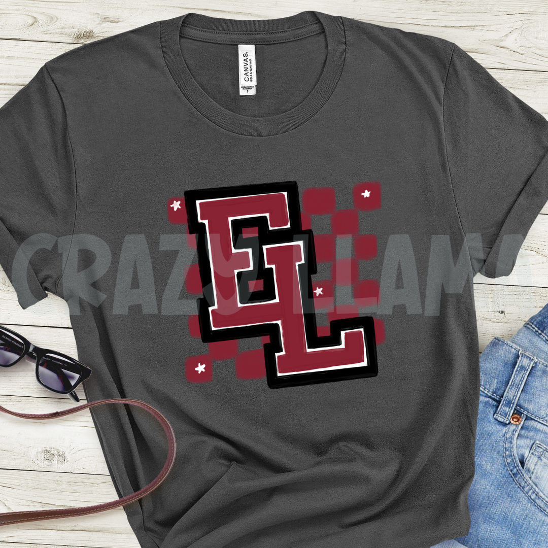 EL Checkerboard Tee