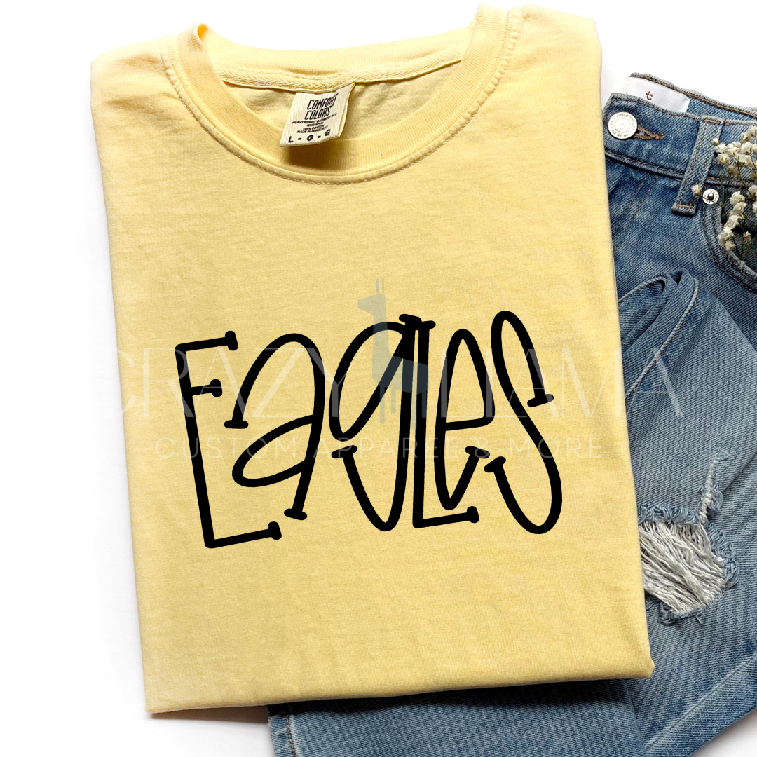 Skinny Letter Eagles