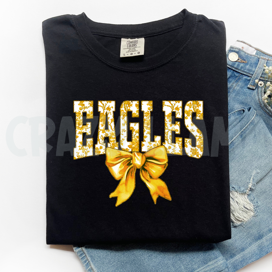 Eagles Floral Bow