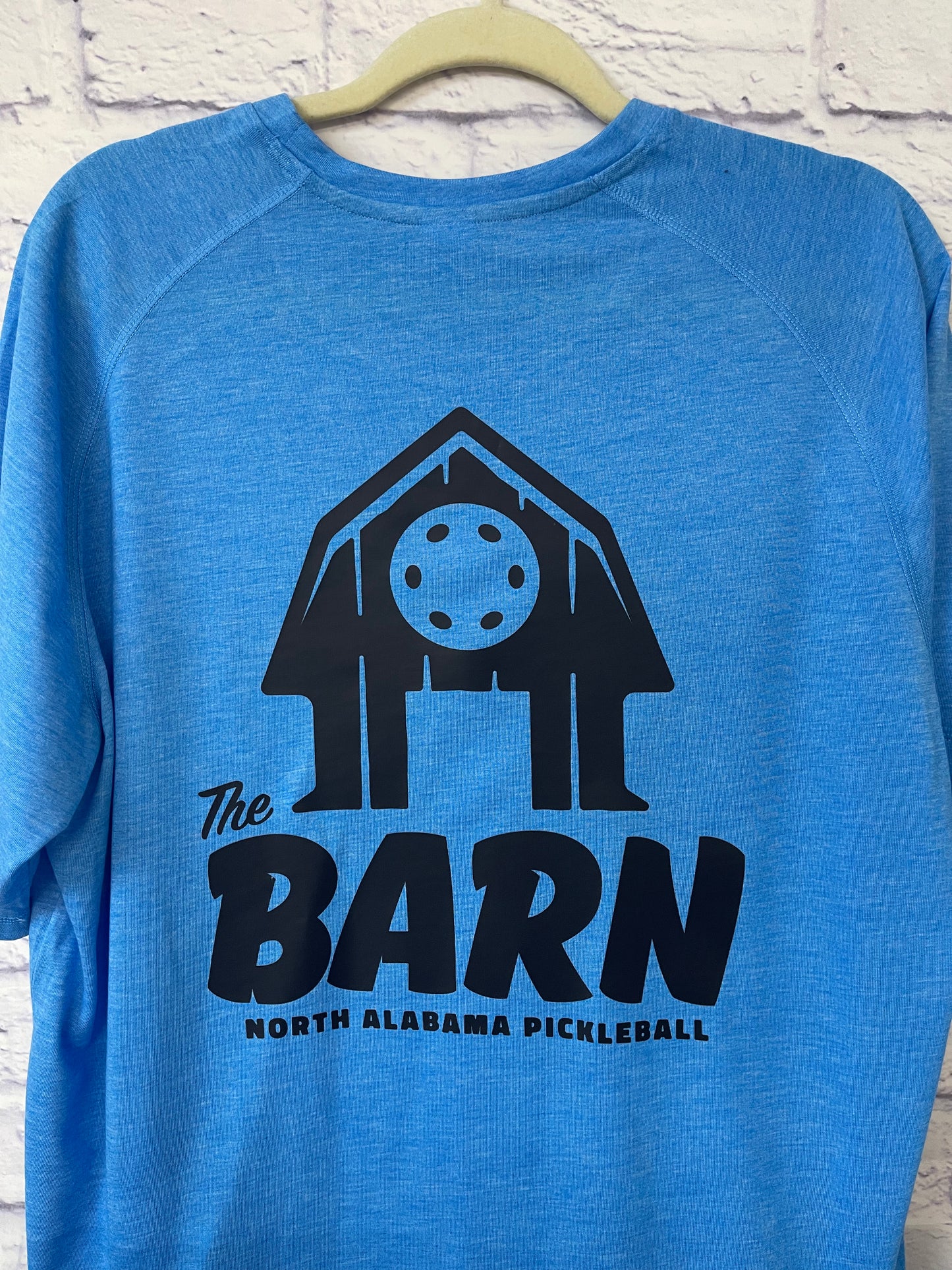 "The Barn" Tee - Pond Blue Heather