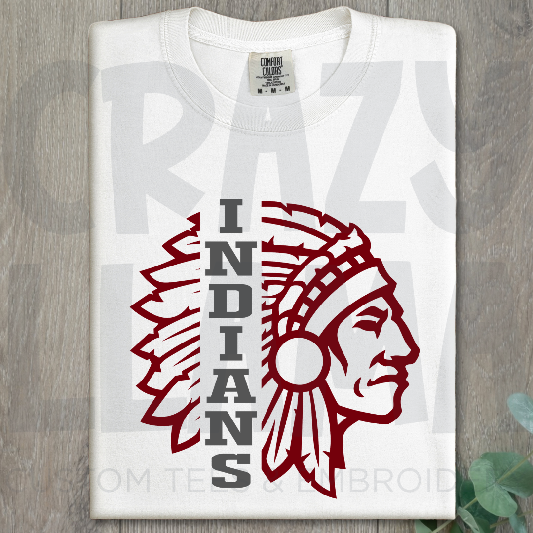 Indians Cut Out Tee