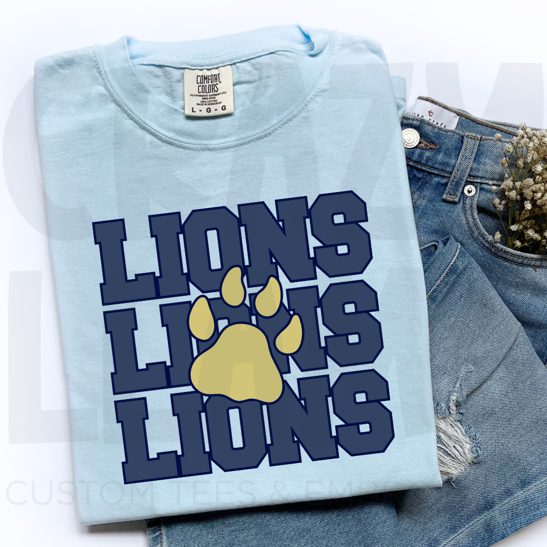 Lions Lions Lions Tee