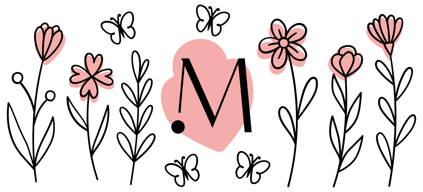 MomCo Floral Glass Tumber