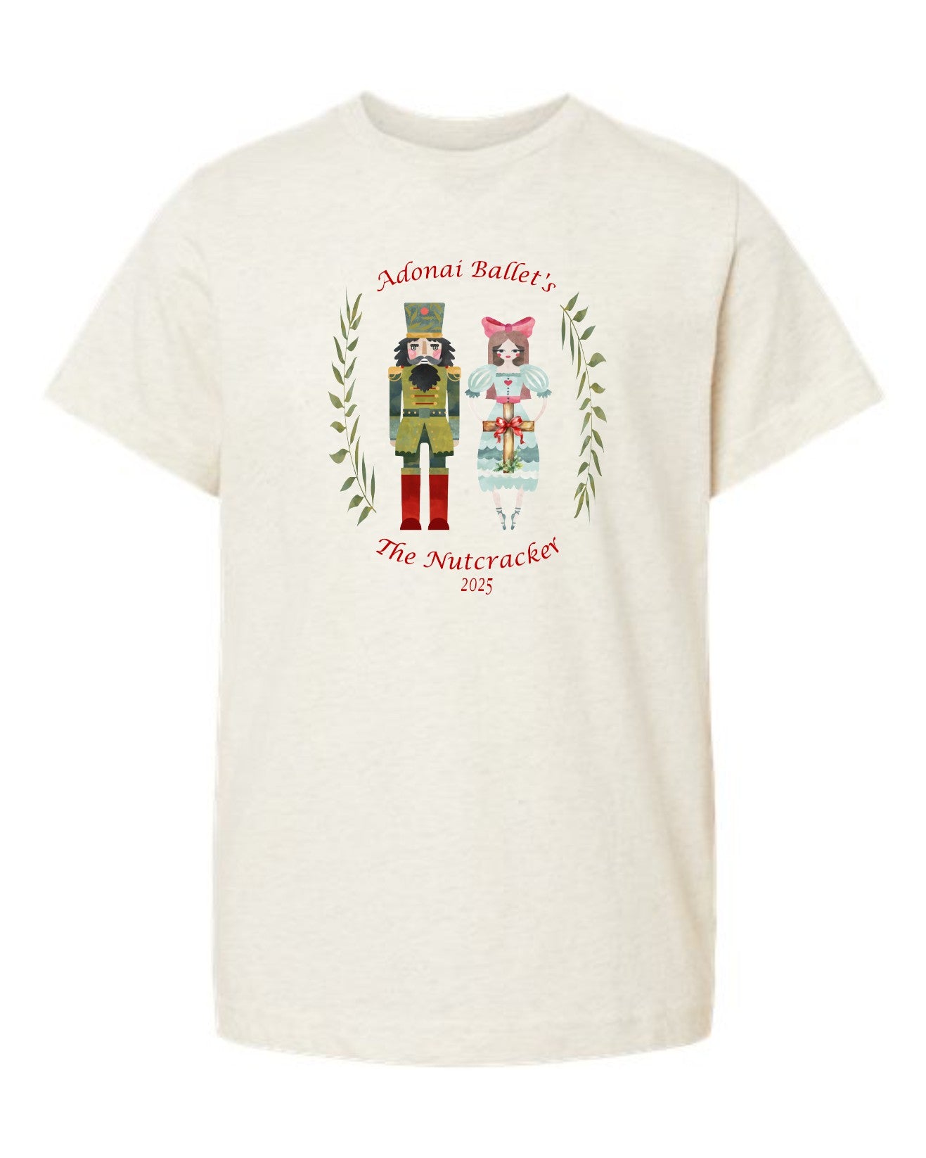 Toddler Nutcracker Ballet SS T-Shirt 2025 - Natural