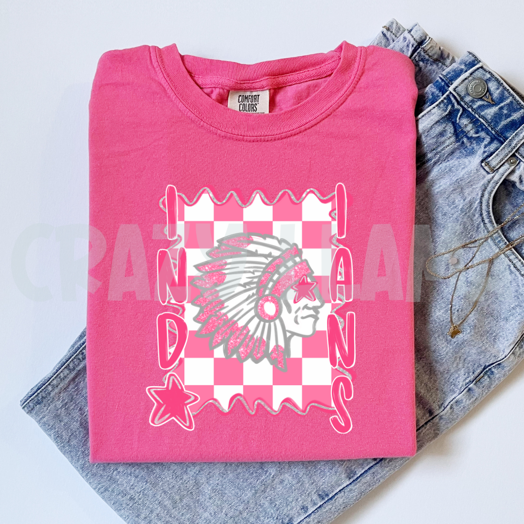 Pink Indians Stamp