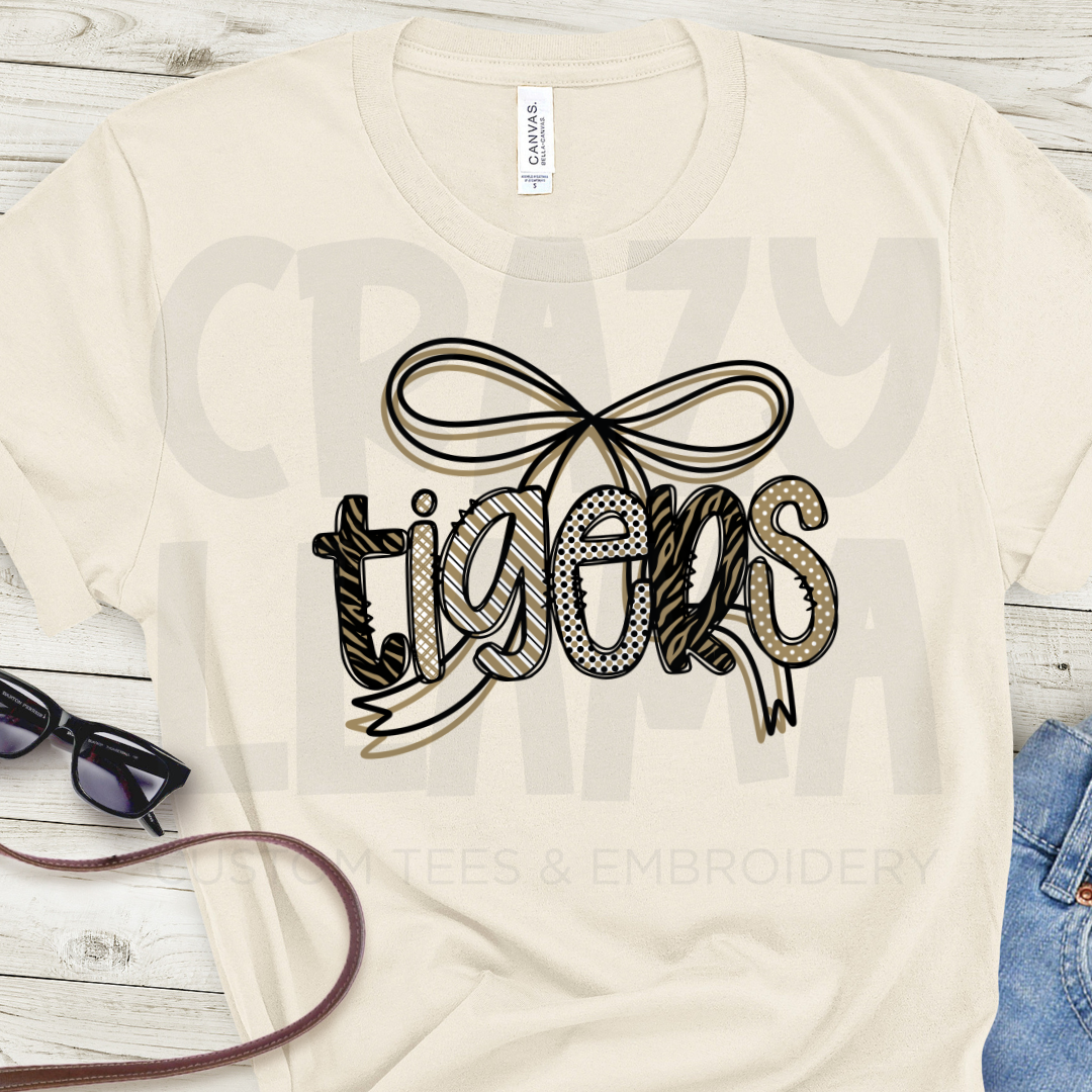 Tigers Skinny Bow