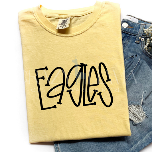 Skinny Letter Eagles