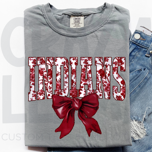 Chinoiserie Indians Bow Tee