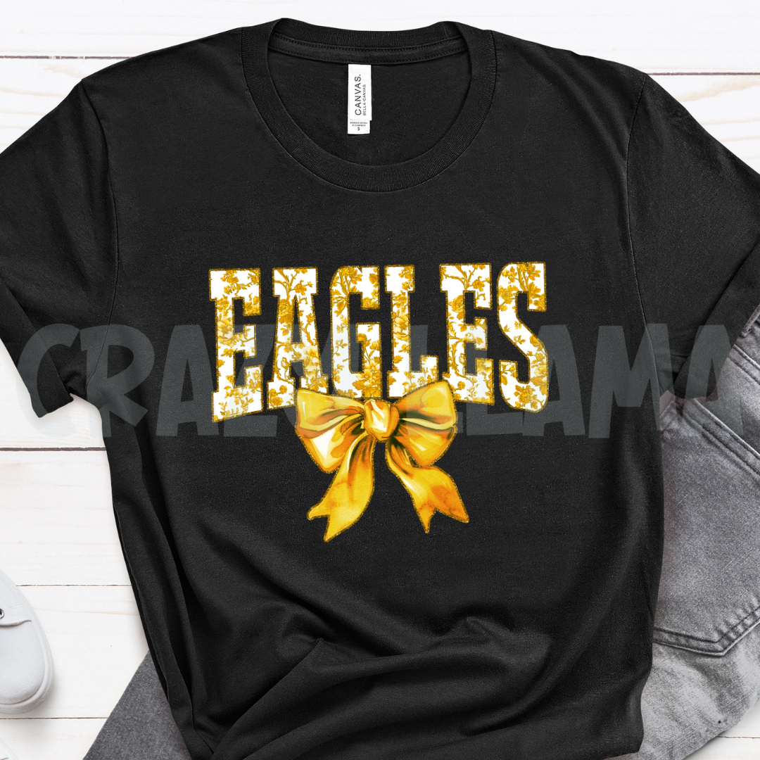 Eagles Floral Bow