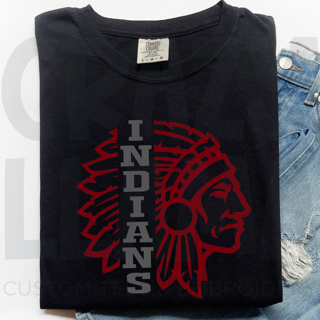Indians Cut Out Tee