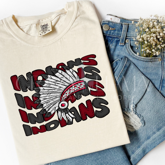 Stitched Indians
