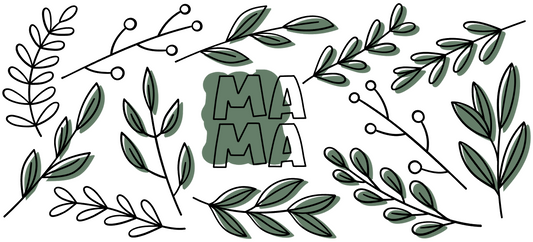 Mama Greenery Glass Tumber