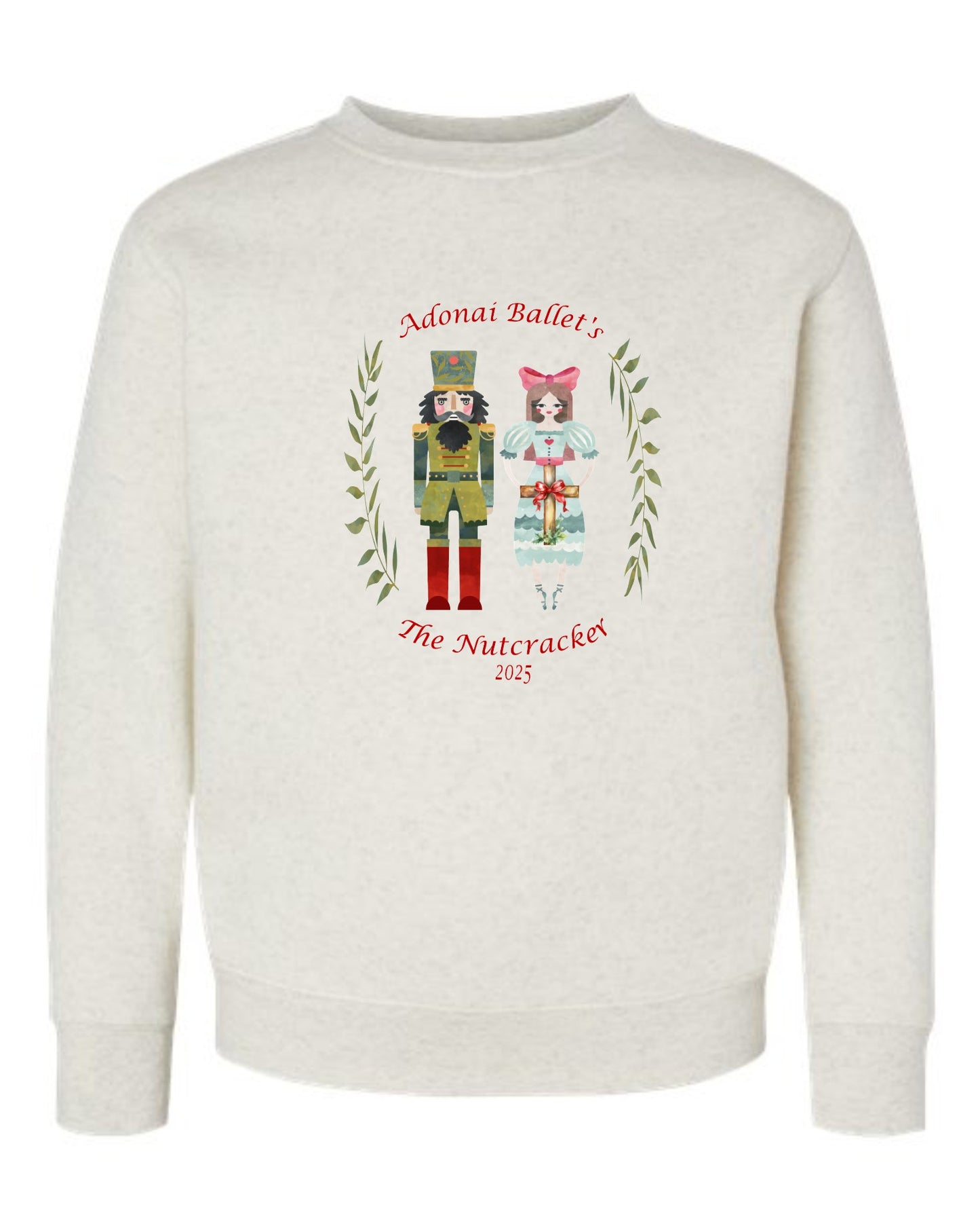 Adult Nutcracker Ballet Crewneck 2025 - Heather Natural