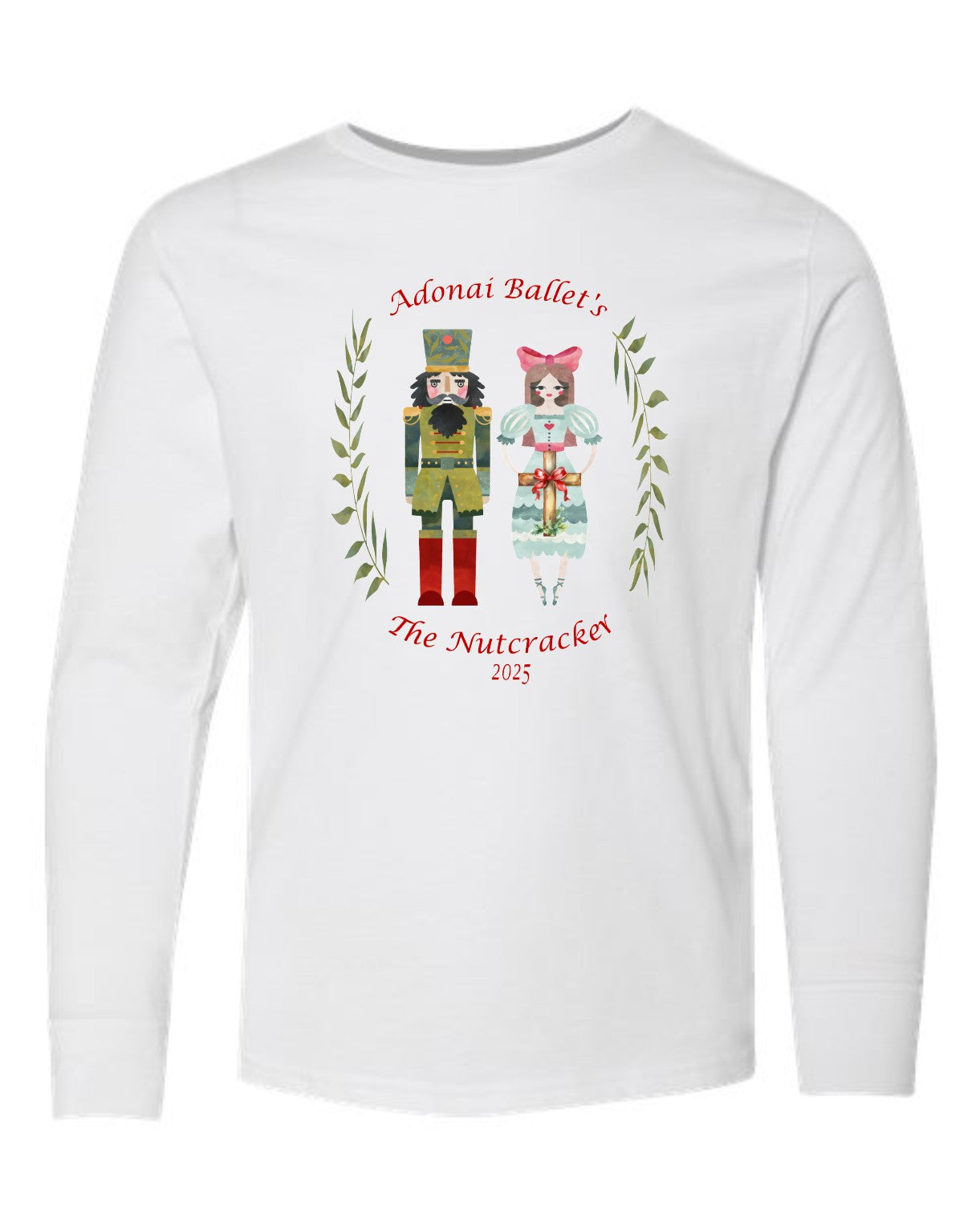 Toddler Nutcracker Ballet T-Shirt 2025 - White