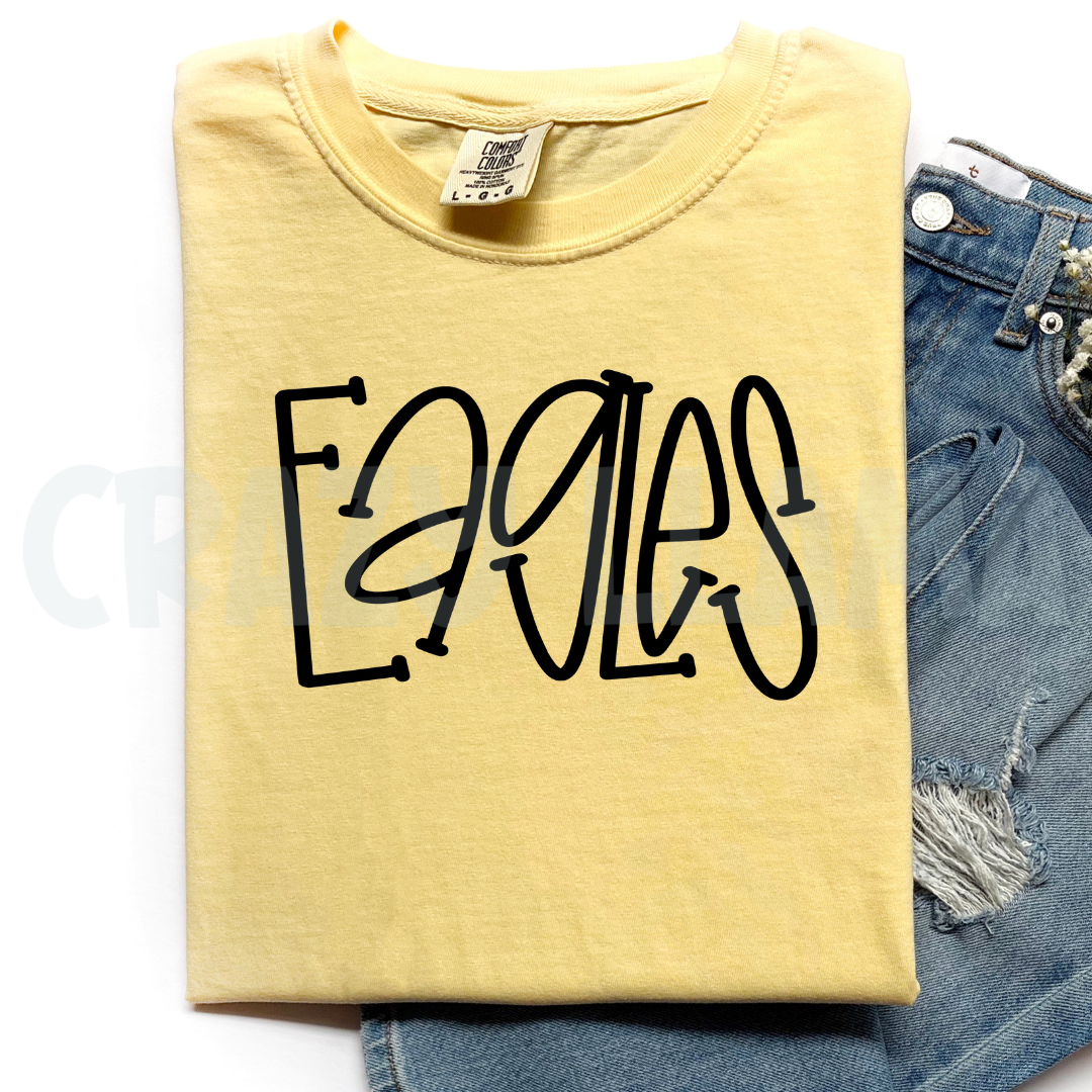 Skinny Letter Eagles