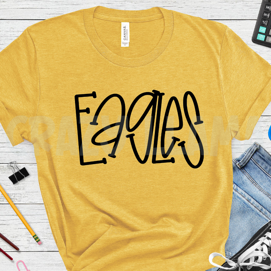 Skinny Letter Eagles